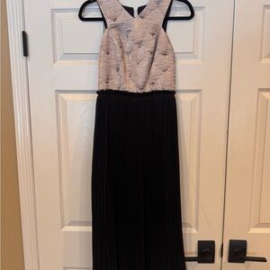 Anthropologie Nomad Morgan Carper brocade dress with cutouts